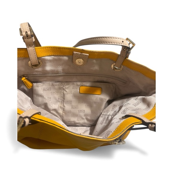 Michael Kors Sunflower Yellow Tote - Picture 3 of 5